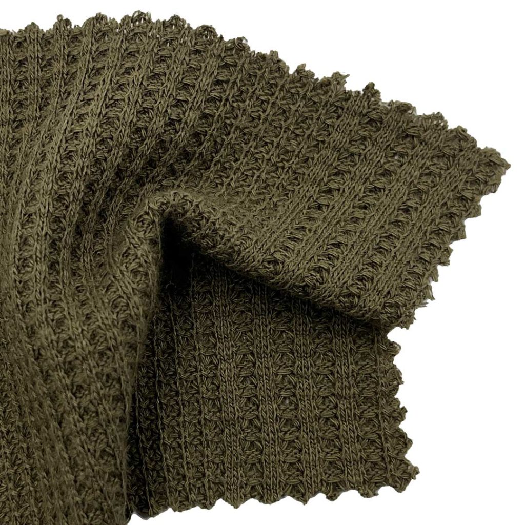 220gsm (7.8 oz) 61% Polyester 34% Cotton 5% Spandex Waffle Jacquard Soft Textured Hand Feel Fabric Sweatshirt Dress