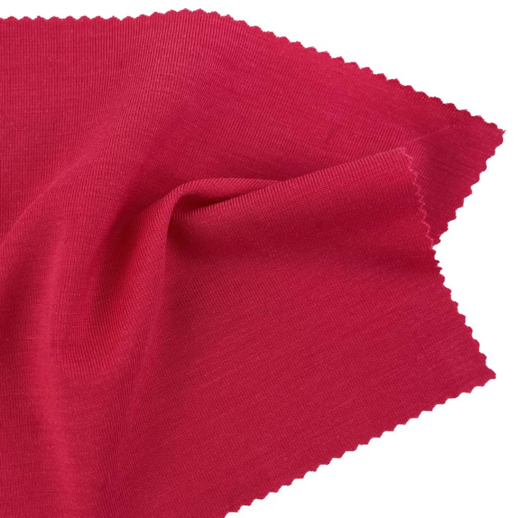 180gsm (5.3 oz) 27.5% Lyocell 67.5% Polyester 5% Spandex Single Jersey Smooth Hand Feel Fabric T-shirt Dress