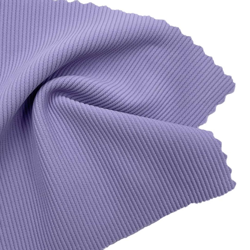 280gsm (8.3 oz) 84% Polyamide/Nylo 16% Spandex Rib Jacquard with Smooth Handfeel 4-Way Stretch Fabric for Pants Sportswear Leggings