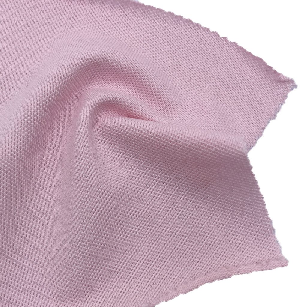 195gsm (6.8 oz) 70.7% Cotton 26% Polyester 3.3% Spandex Pique Fabric for Polo Dress