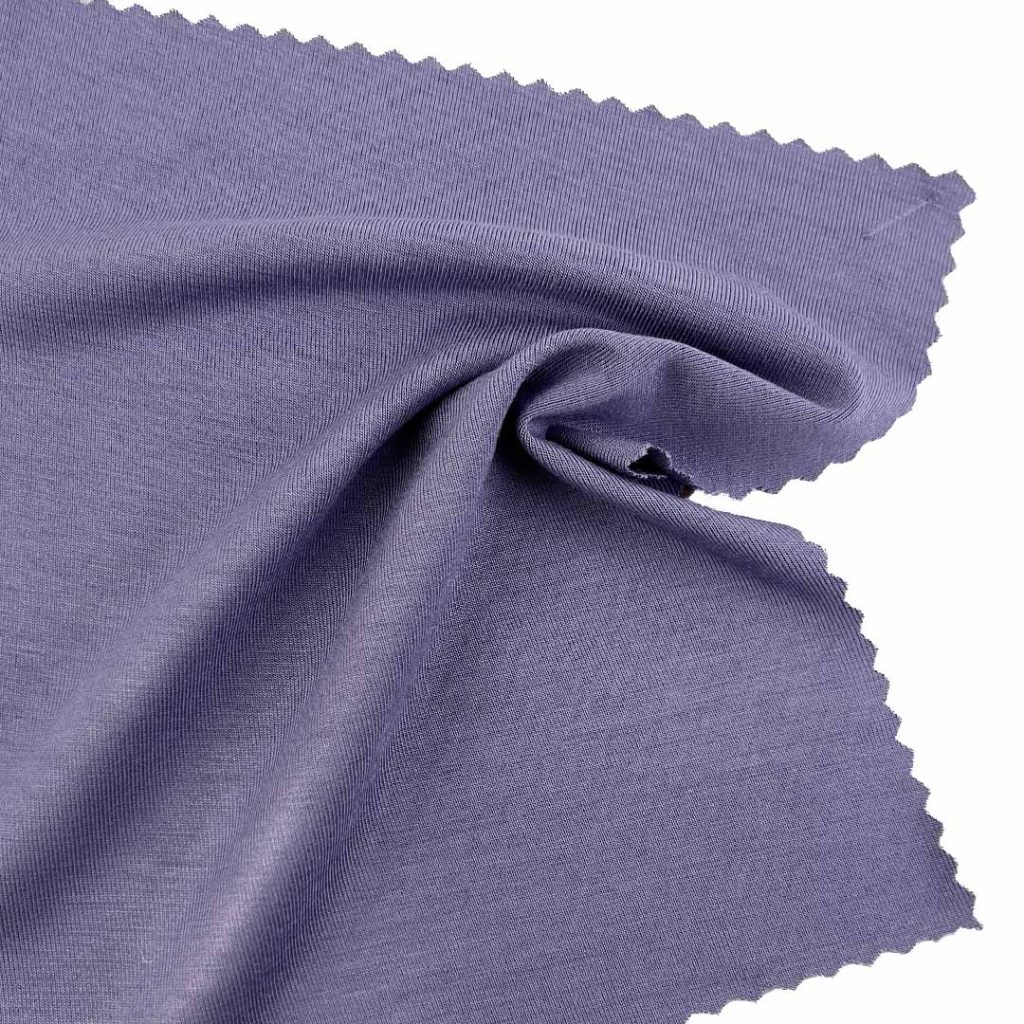 180gsm (5.3 oz) 94% Rayon 6% Spandex Single Jersey Soft Hand Feel 40s/1 Fabric for Dress Long Sleeve Shirt Tops