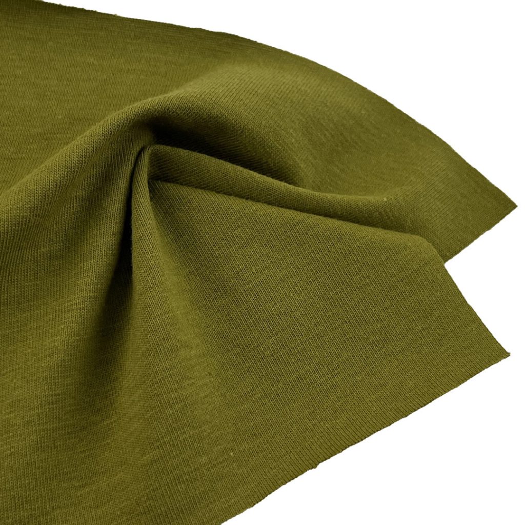 160gsm (5.6 oz) 95% Cotton 5% Spandex Single Jersey Soft Hand Feel Fabric Dress Long Sleeve Shirt