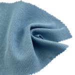 165gsm (5.8 oz) 50% Cotton 50% Polyester Rib Smooth Crisp Hand Feel Fabric Dress T-shirt Pants