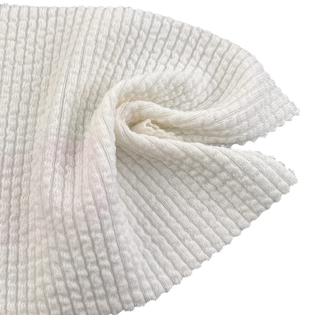 350gsm (12.3 oz) 70% Cotton 30% Polyester Jacquard Textured Soft Hand Feel Fabric Hoodie Sweatshirt