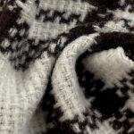 400gsm (14.11 oz) 100% Polyester Tweed Herringbone Coarse Textured Hand Feel Fabric Blanket Scarf Coat Shawl