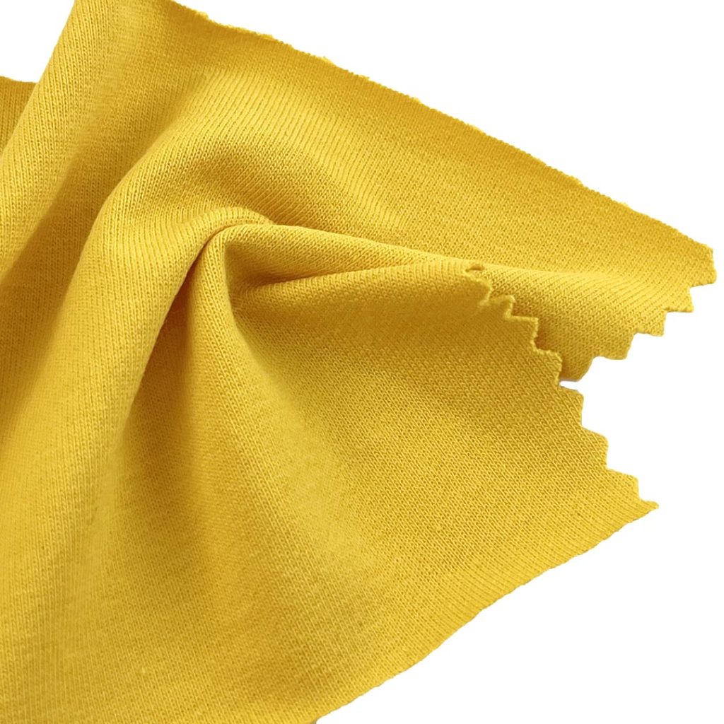 190gsm (6.7 oz) 85% Cotton 10% Polyester 5% Spandex Single Jersey Soft Hand Feel Fabric Dress T-shirt Tops