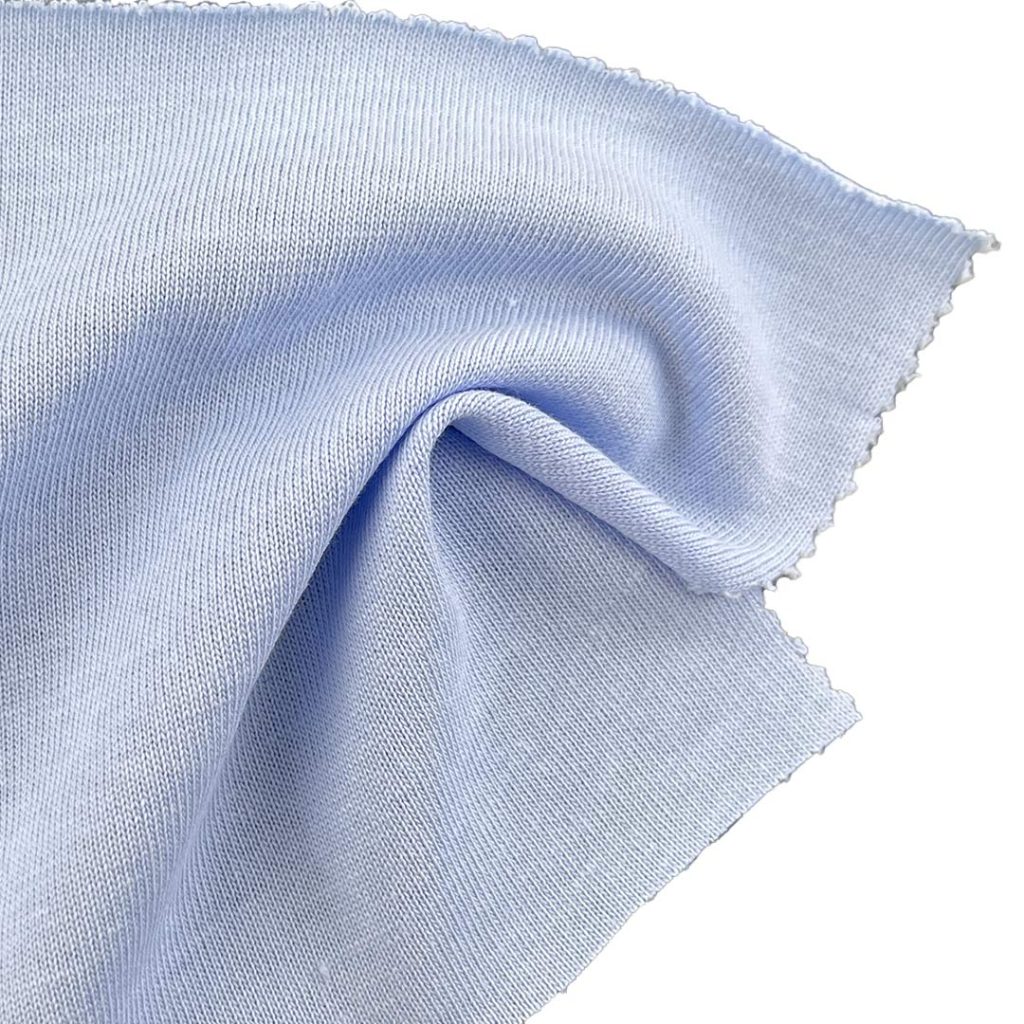 200gsm (7.1 oz) 75% Cotton 25% Polyester Single Jersey Soft Hand Feel Fabric Dress Long Sleeve Shirt T-shirt