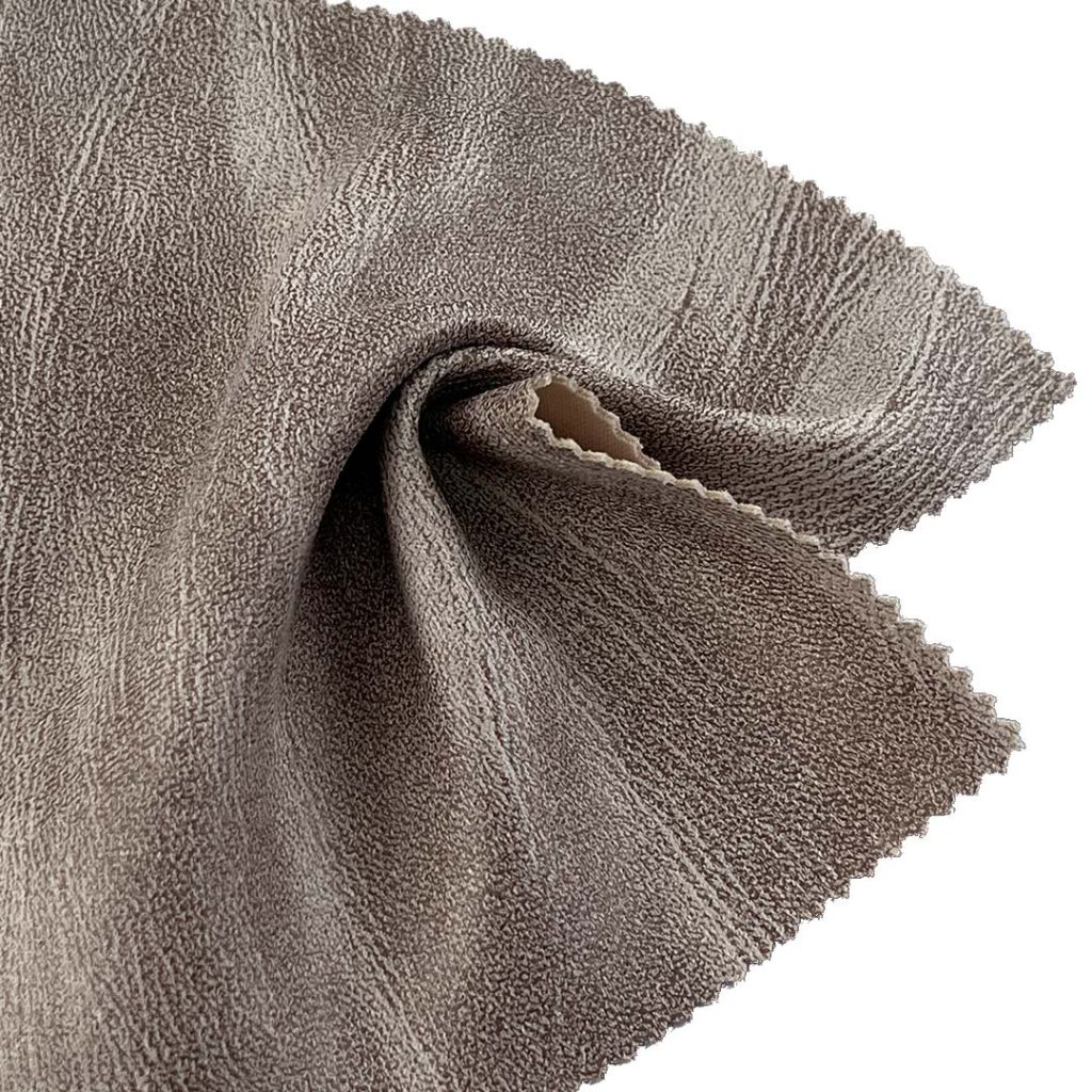 280gsm (9.9 oz) 92% Polyester 8% Spandex Suede Crisp Hand Feel Fabric Jacket Coat Skirt