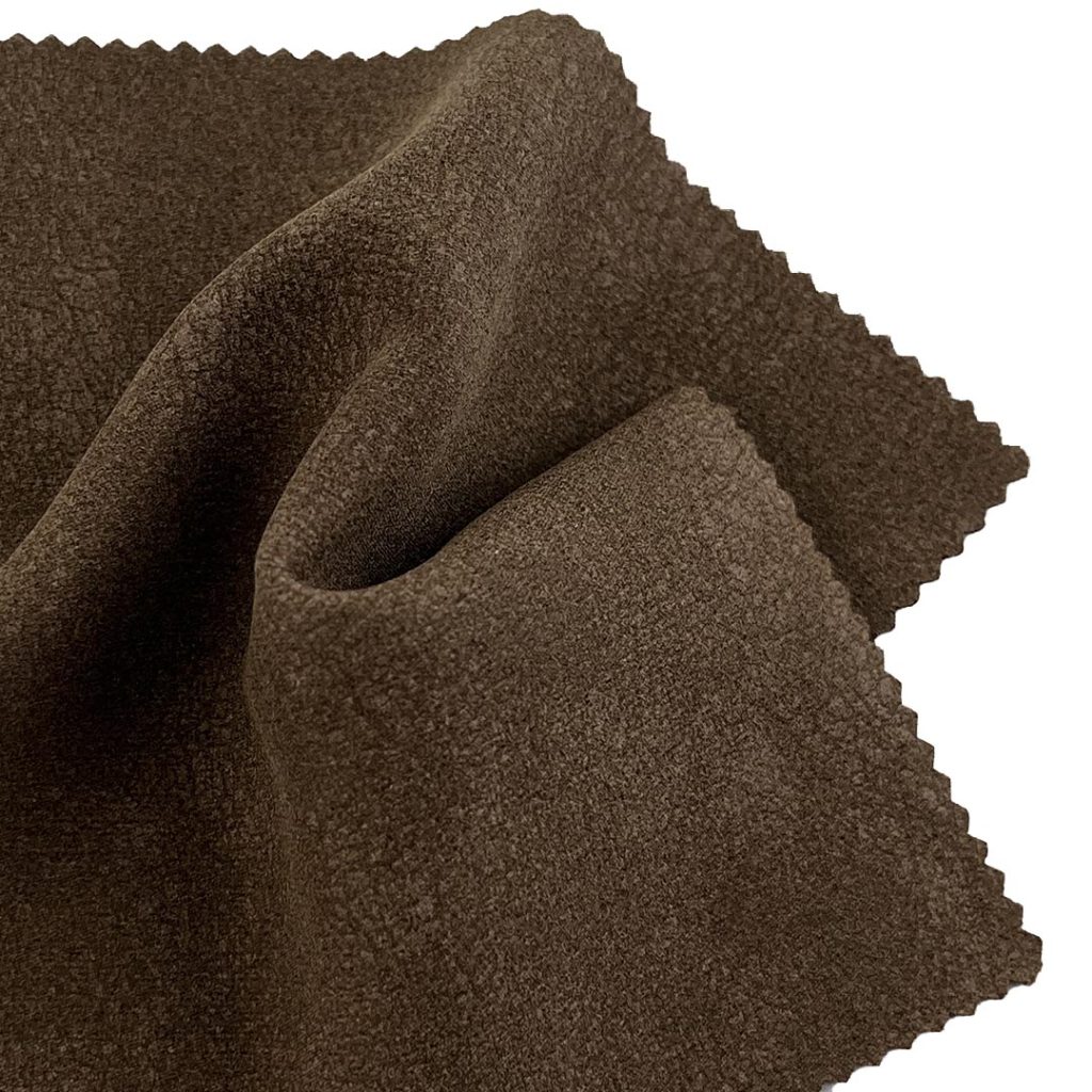 280gsm (9.9 oz) 100% Polyester Chamois Faux Suede Fuzzy Crisp Hand Feel Fabric Dress Jacket Skirt