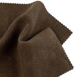 280gsm (9.9 oz) 100% Polyester Chamois Faux Suede Fuzzy Crisp Hand Feel Fabric Dress Jacket Skirt