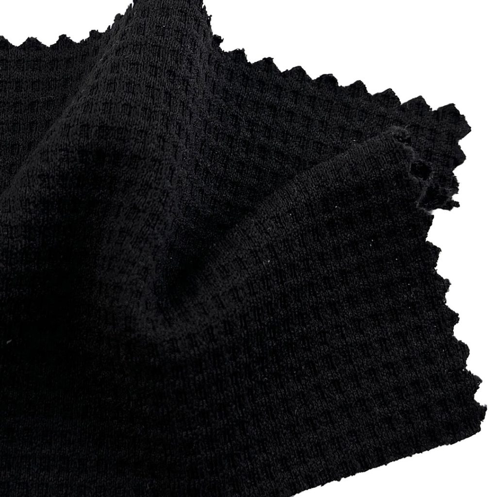 250gsm (8.8 oz) 100% Polyester Jacquard Textured Hand Feel Fabric Dress Jacket Tops