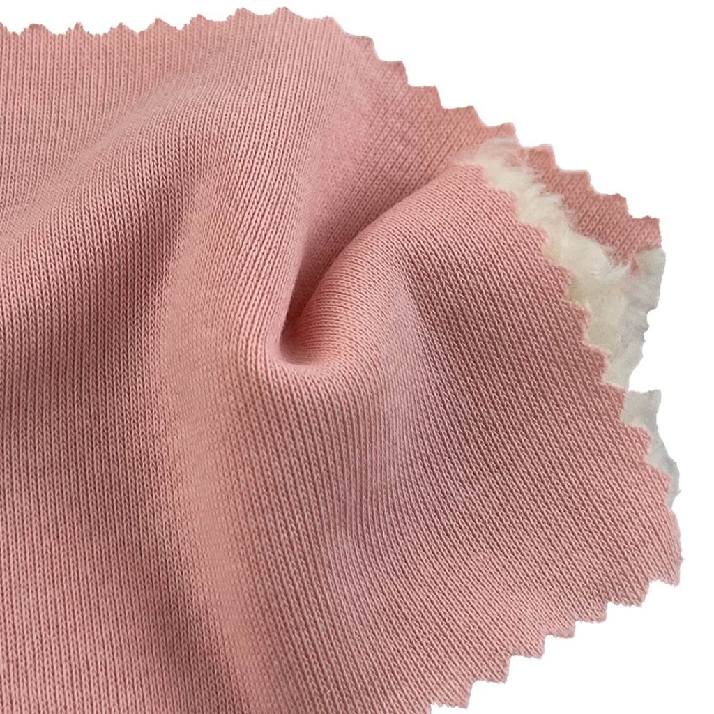 450gsm (15.9 oz) 65.5% Cotton 35.5% Polyester Base 94.5% Polyester 5.5% Spandex Laminated Crisp Hand Feel Fabric Hoodie Sweatshirt Streetwear