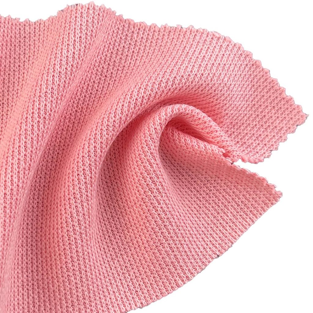 200gsm (7.1 oz) 65% Cotton 35% Polyester Rib Soft Hand Feel Fabric Dress Long Sleeve Shirt Cardigan