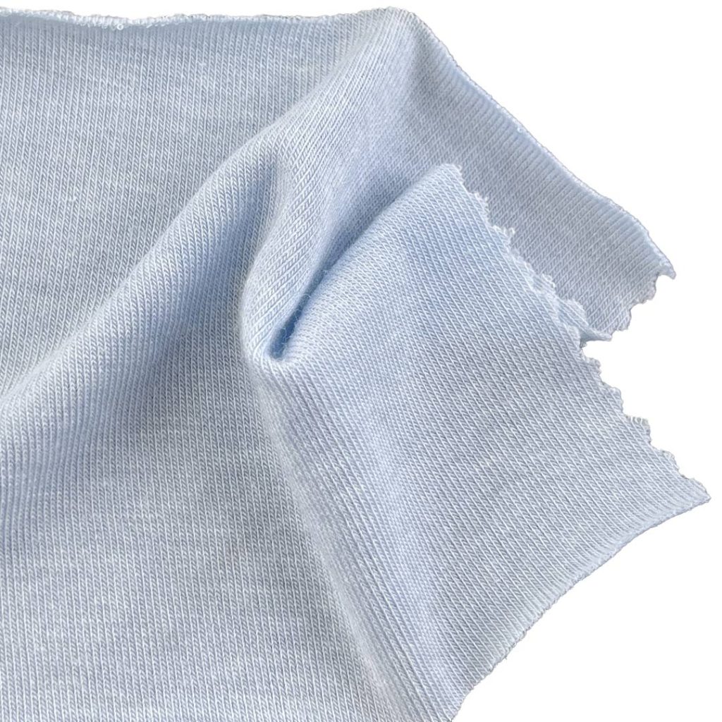 180gsm (6.3 oz) 77% Tencel 19% Wool 4% Spandex Rib Soft Hand Feel Fabric Dress Long Sleeve Shirt T-shirt