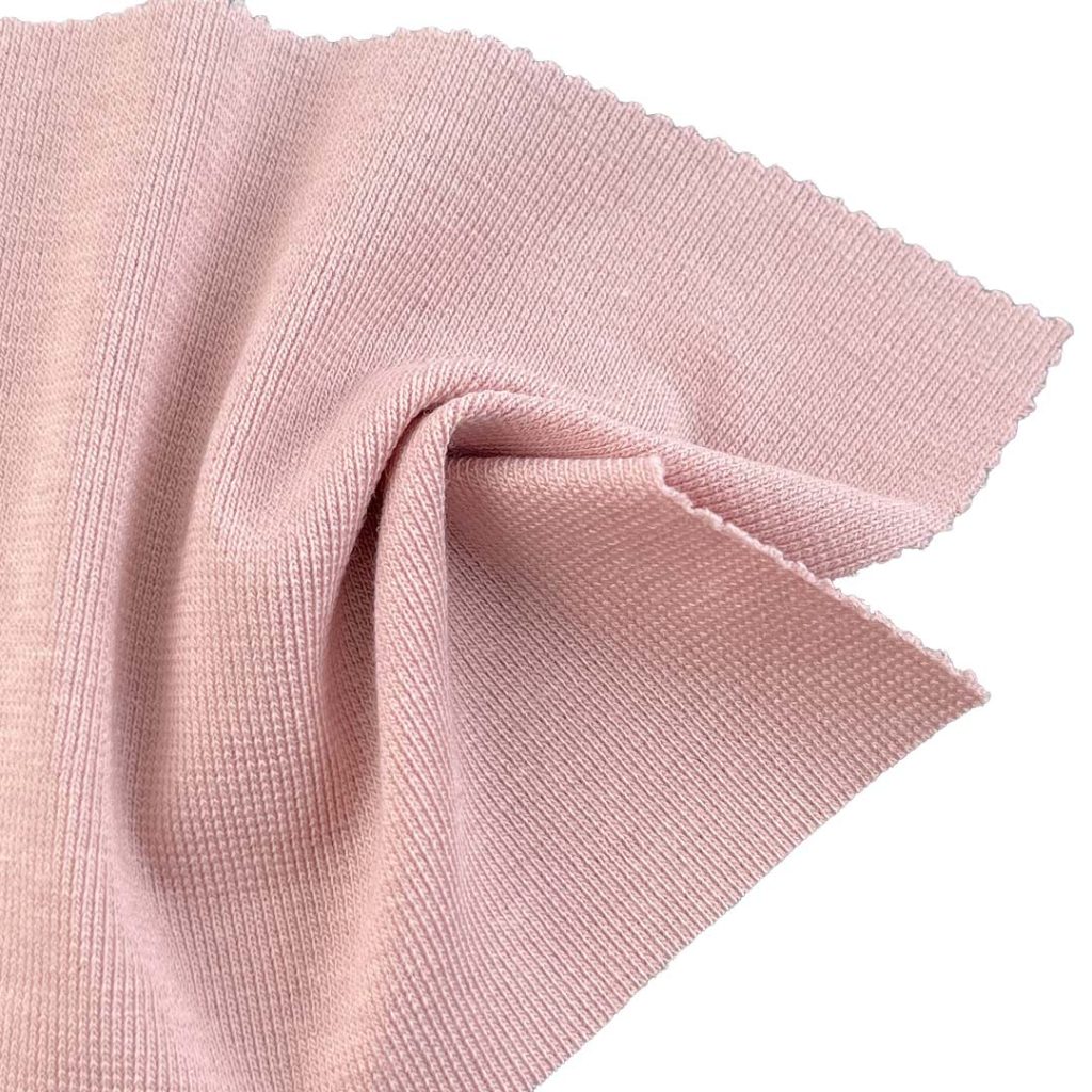 180gsm (6.3 oz) 28% Cotton 28% Acrylic 38% Viscose 6% Spandex Rib Soft Hand Feel Fabric Dress Long Sleeve Shirt T-shirt