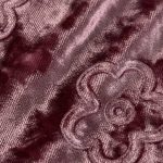 250gsm (8.8 oz) 95% Polyester 5% Spandex Velvet Embossed Fuzzy Soft Hand Feel Fabric Jacket Skirt Evening