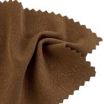 270gsm (9.5 oz) 93% Polyester 7% Spandex Chamois Faux Suede Crisp Hand Feel Fabric Dress Jacket Skirt