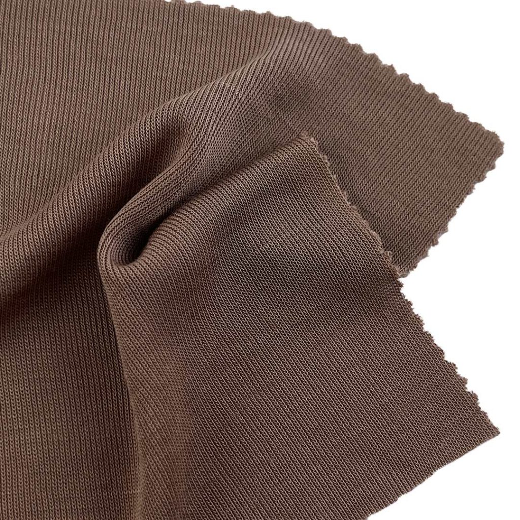 130gsm (4.6 oz) 100% Tencel Rib Drapey Soft Hand Feel Fabric T-shirt Tops