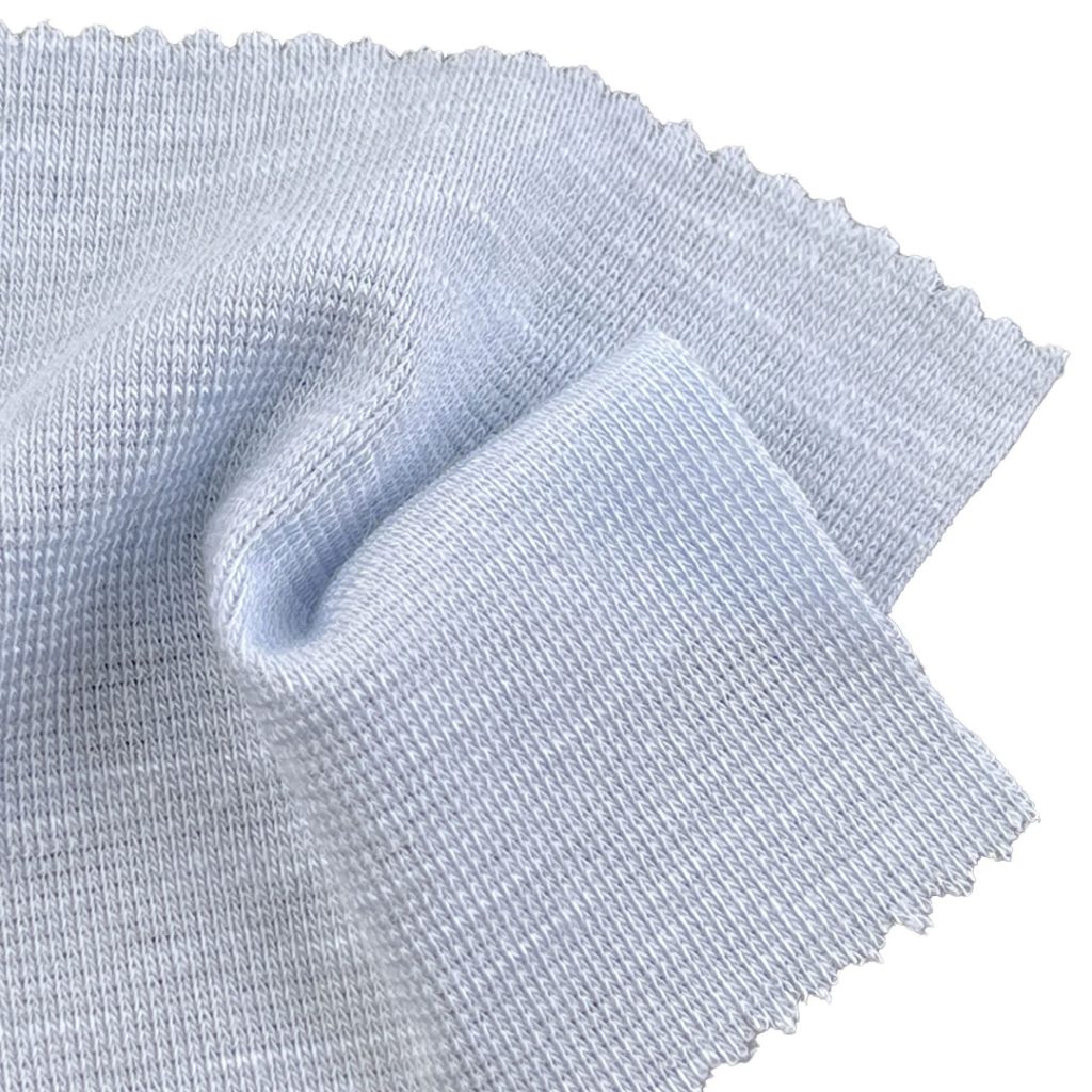 175gsm (6.2 oz) 7% Linen 17.5% Acetate 71.5% Tencel 4% Spandex Slub Rib Soft Hand Feel Fabric Dress T-shirt Tops