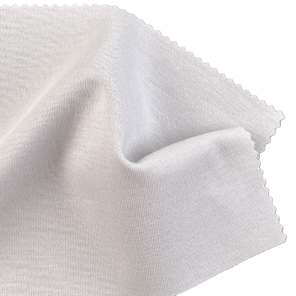 190gsm (6.7 oz) 86% Cotton 14% Spandex Double Knit Soft Hand Feel Fabric Dress T-shirt Tops