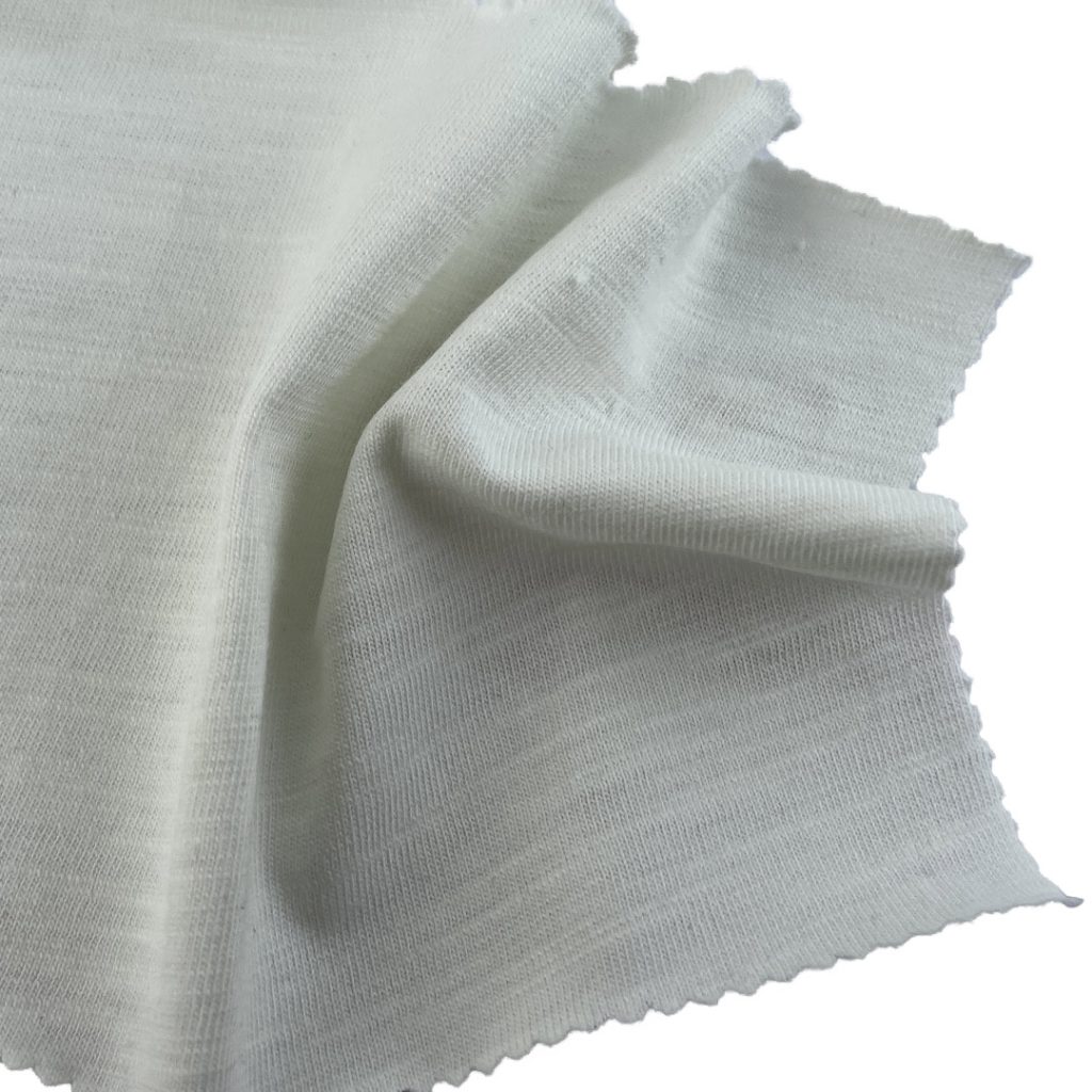 180gsm (6.3 oz) 100% Cotton Slub Single Jersey Soft Hand Feel Fabric T-shirt Dress