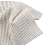 305gsm (10.8 oz) 95% Polyester 5% Spandex Jacquard Textured Fabric Hoodie Pants