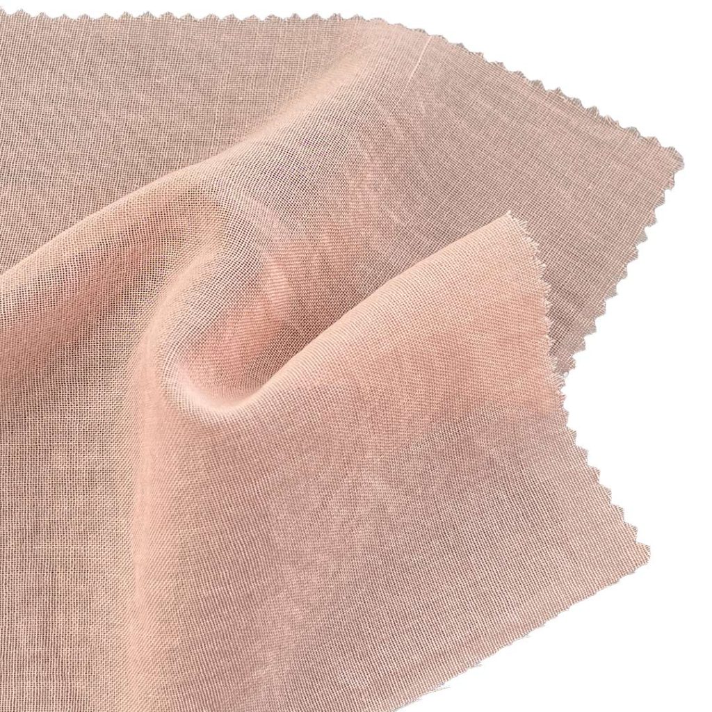 110gsm (3.9 oz) 100% Cotton Cambric Crisp Hand Feel Fabric Interlining Shirt