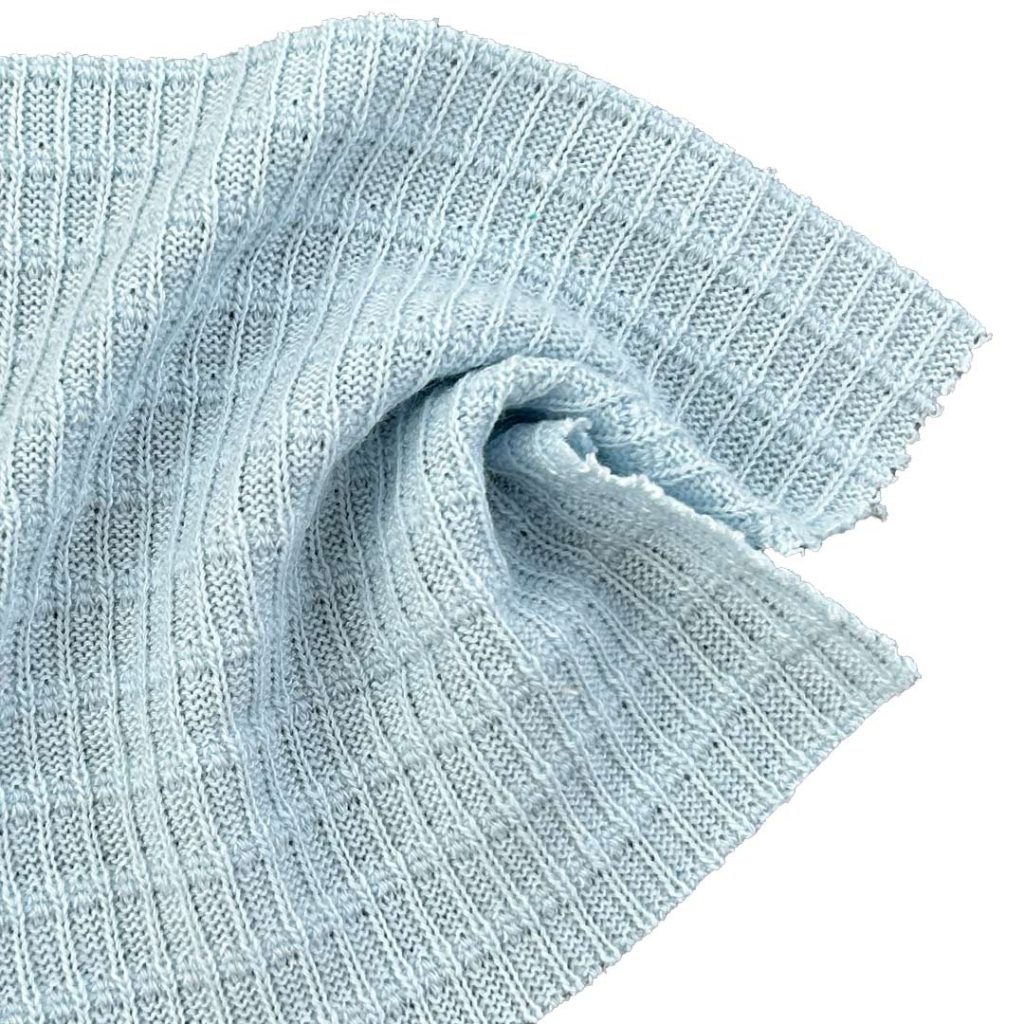 300gsm (10.6 oz) 71% Polyester 27% Cotton 2% Spandex Jacquard Textured Hand Feel Fabric Sweatshirt Dress Pants