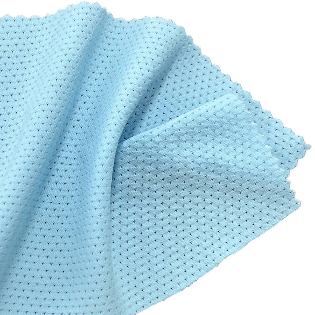 170gsm (6.0 oz) 88% Polyamide 12% Spandex Bird Eye 4 Way Stretch Breathable Fabric T-shirt Dress