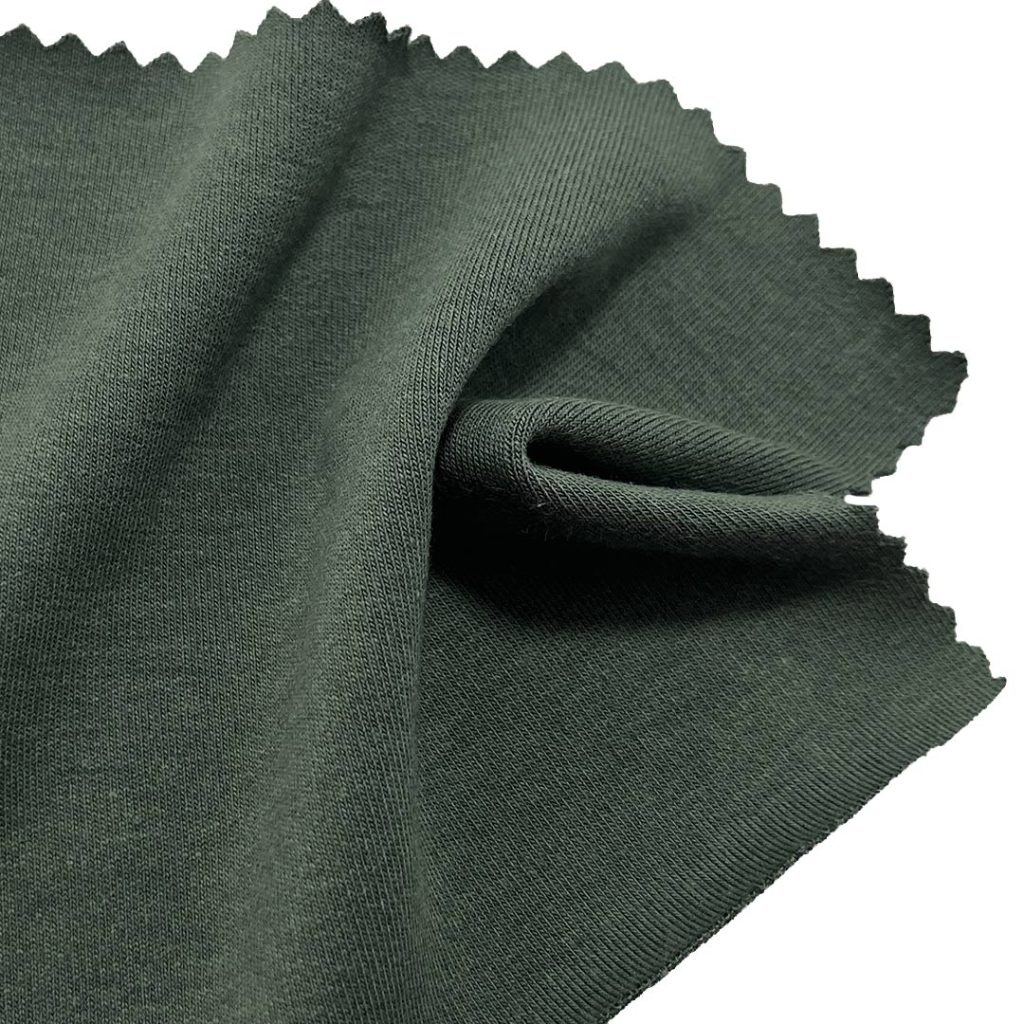 280gsm (9.9 oz) 44.5% Cotton 47.5% Viscose 5% Spandex Interlock Soft Crisp Hand Feel Fabric Sweatshirt Pants