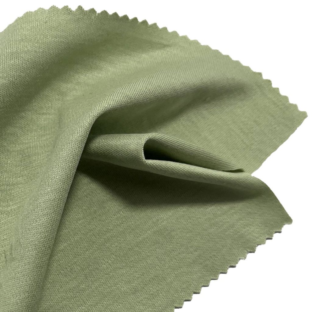 210gsm (7.4 oz) 60% Cotton 30% Tencel 10% Linen Double Knit Drapey Soft Hand Feel Fabric T-shirt Dress