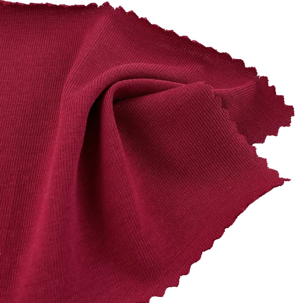 230gsm (8.1 oz) 100% Cotton Single Jersey Plated Soft Hand Feel Fabric Dress Long Sleeve Shirt T-shirt