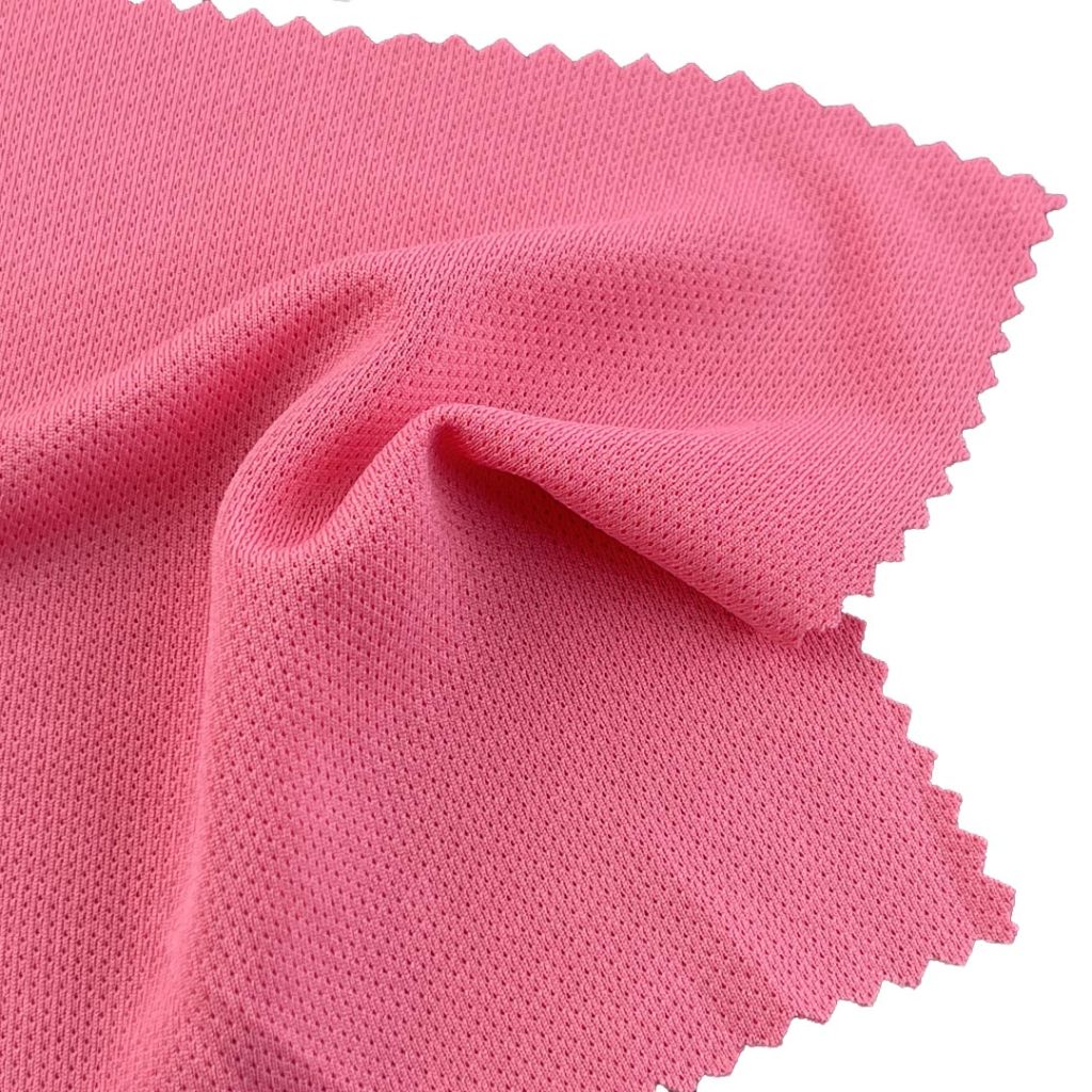 150gsm (5.3 oz) 100% Polyester Bird Eye Breathable Fabric Dress Swimsuit T-shirt