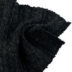 360gsm (12.7 oz) 10% Wool 15% Acrylic 15% Polyamide 57% Polyester 3% Spandex Jacquard Brushed Fuzzy Soft Hand Feel Fabric Hoodie Sweatshirt