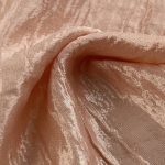 65gsm (2.3 oz) 32% Polyester 34% Acetate 34% Tencel Crinkle Textured Fabric Wedding Dress Evening Dress