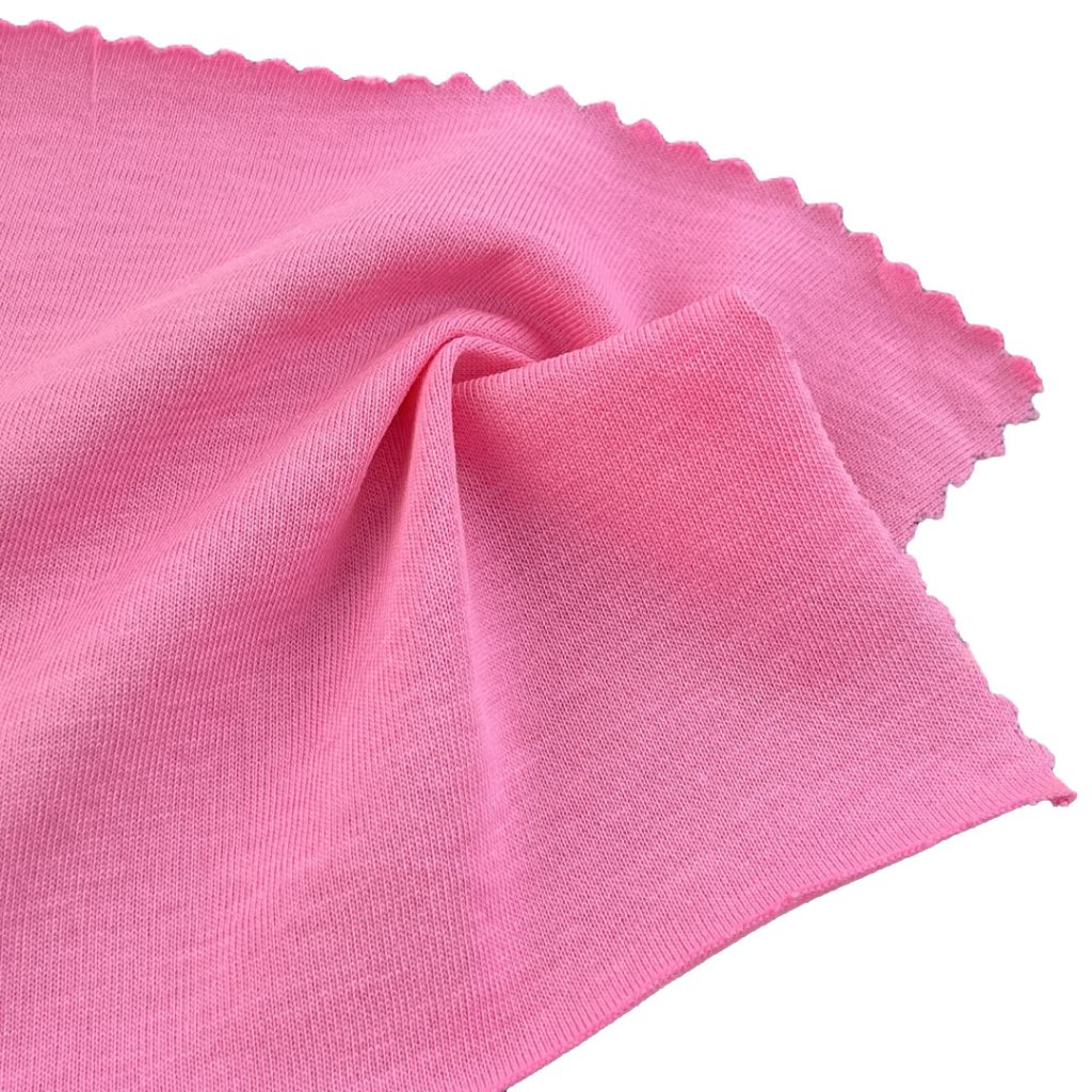 175gsm (6.2 oz) 100% Cotton Single Jersey Plated Soft Hand Feel 50s/1 Fabric T-shirt Tops