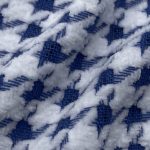 620gsm (21.9 oz) 100% Polyester Tweed Houndstooth Textured Shape Retention Fabric Cushion Bag