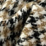 360gsm (12.7 oz) 100% Polyester Houndstooth Textured Shape Retention Fabric Blazer Cushion 02-13-17