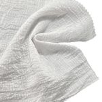 75gsm (2.6 oz) 85% Tencel 15% Polyamide Crepe Translucent Textured Fabric Dress Skirt 1056#