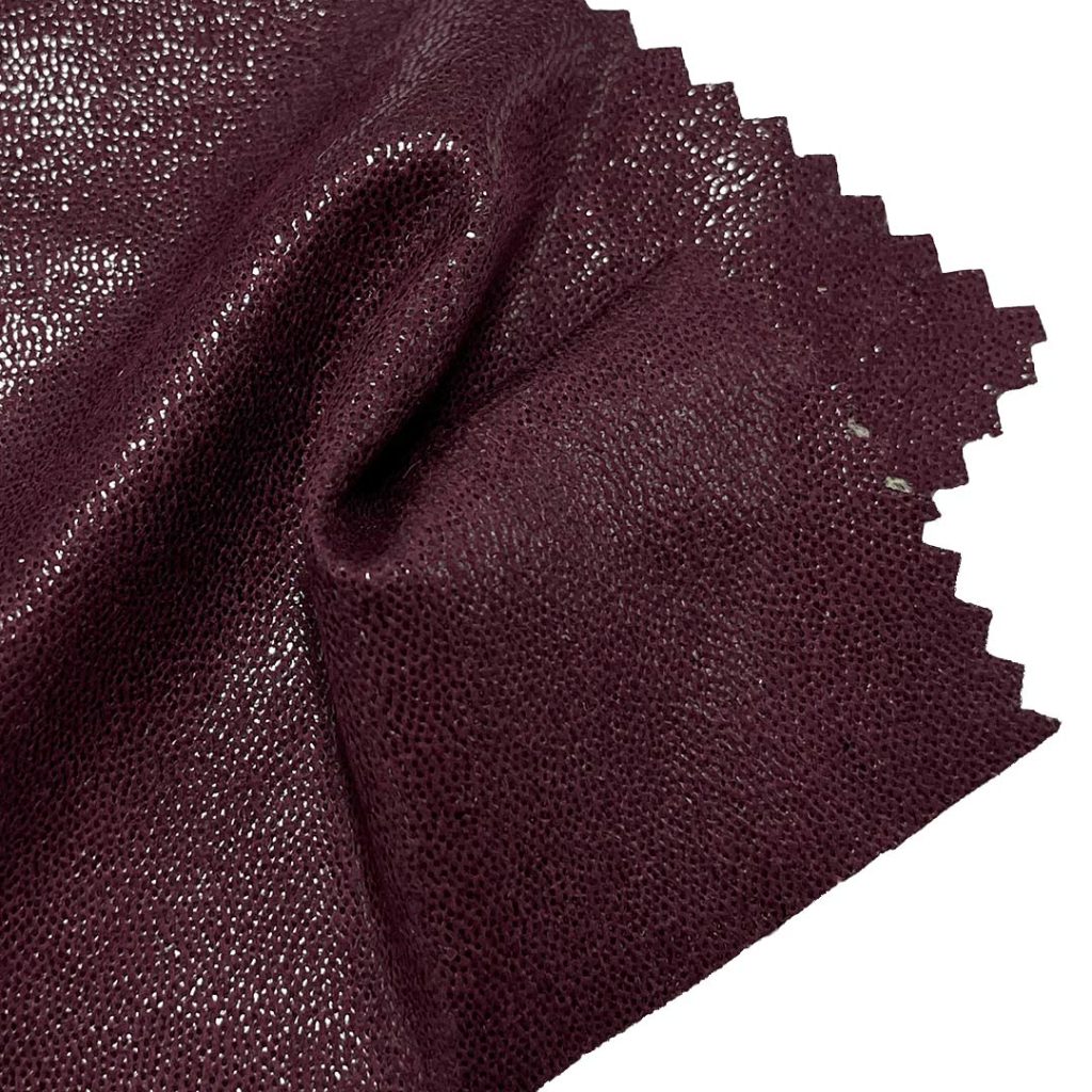 80gsm (2.8 oz) 90% Polyester 10% Polyurethane Synthetic Leather Waterproof Tear-Resistant Fabric Coat Skirt Bag