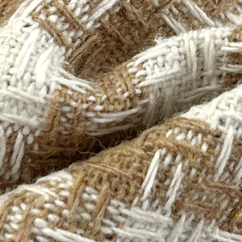 260gsm (9.2 oz) 15% Wool 85% Polyester Houndstooth Textured Shape Retention Fabric Blazer Coat 12413