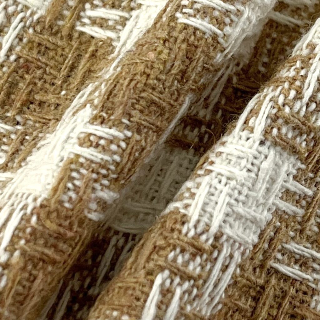 260gsm (9.2 oz) 15% Wool 85% Polyester Houndstooth Textured Shape Retention Fabric Blazer Coat 12413