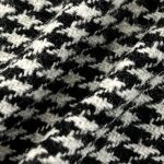 350gsm (12.3 oz) 100% Polyester Tweed Houndstooth Textured Shape Retention Fabric Dress Cushion Packaging