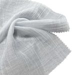 75gsm (2.6 oz) 83% Tencel 17% Polyamide Crepe Textured Translucent Fabric Dress Skirt 1251#