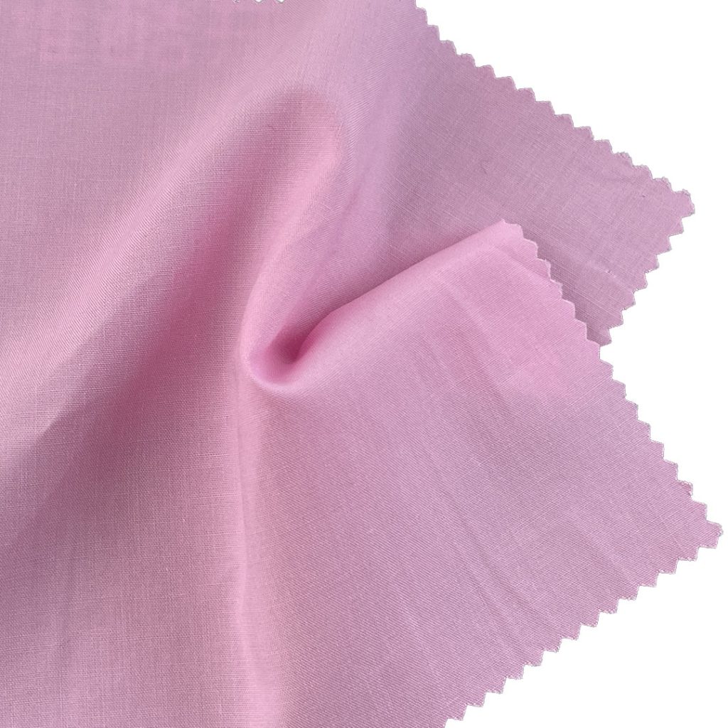110gsm (3.9 oz) 50% Cotton 50% Tencel Cambric Smooth Crisp Hand Feel Fabric Dress Blouse 1393