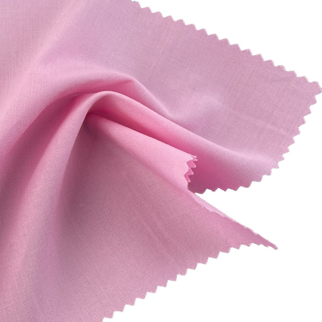 110gsm (3.9 oz) 50% Cotton 50% Tencel Cambric Smooth Crisp Hand Feel Fabric Dress Blouse 1393