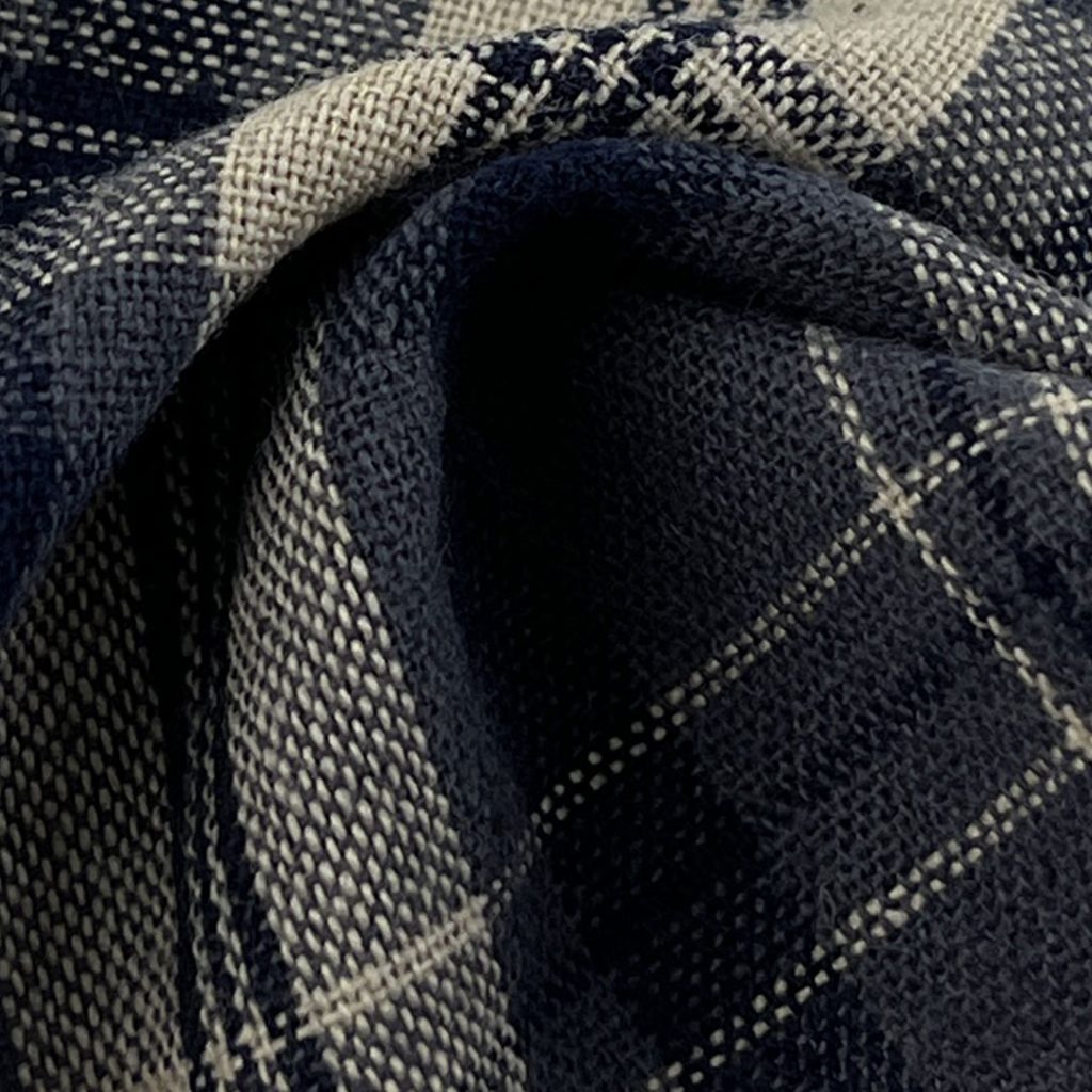 230gsm (8.1 oz) 100% Cotton Plaid Ripstop Fabric Cardigan Dress