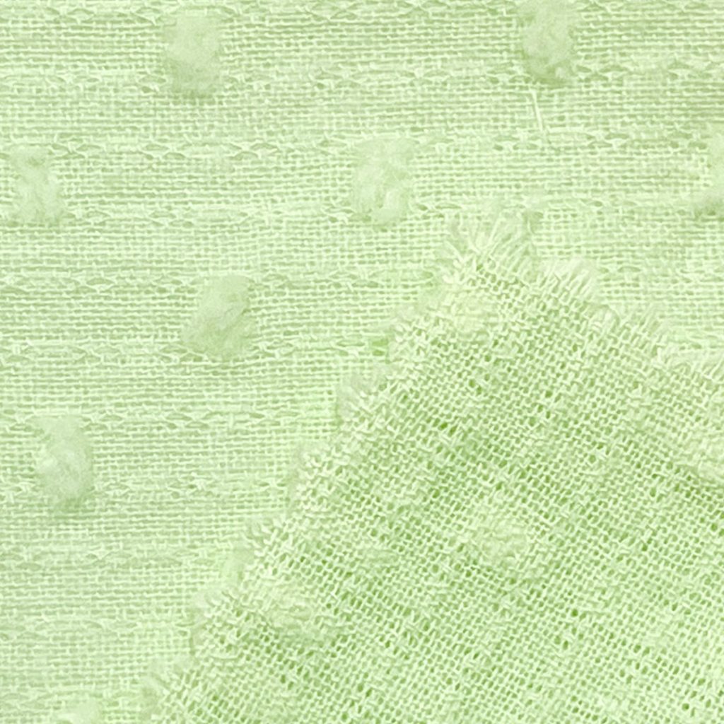 160gsm (5.6 oz) 100% Cotton Dobby Dotted Swiss Textured Fabric Skirt Dress 1528