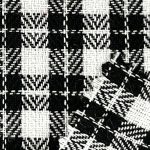 160gsm (5.6 oz) 100% Polyester Houndstooth Textured Shape Retention Fabric Coat Blazer 156-2