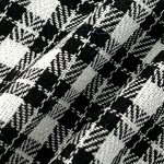 160gsm (5.6 oz) 100% Polyester Houndstooth Textured Shape Retention Fabric Coat Blazer 156-2